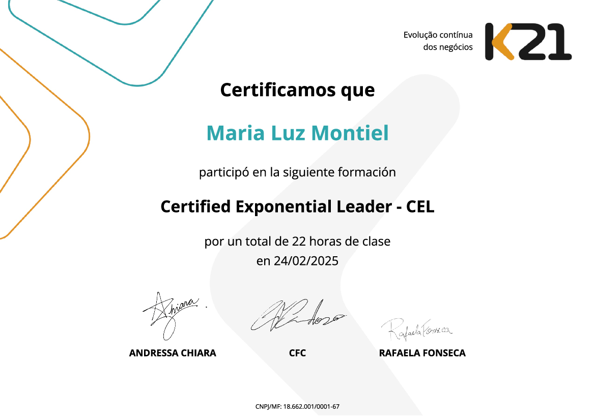 Certificado K21